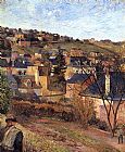 Blue Roofs Rouen by Paul Gauguin